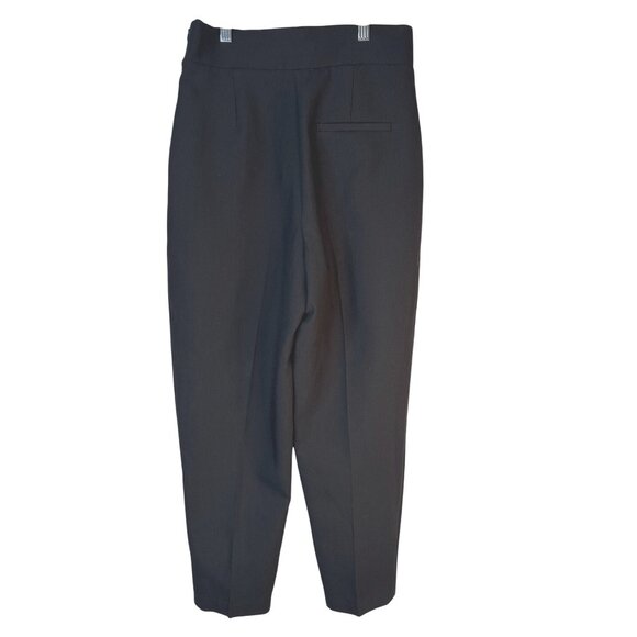 NWT ZARA Medium Black Trousers Polyester & Viscose - Picture 2 of 15